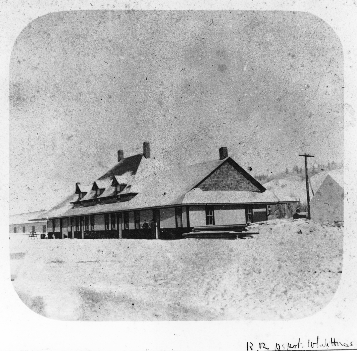 The White Pass & Yukon Route railway depot - Whitehorse, Yukon Territory, 1900