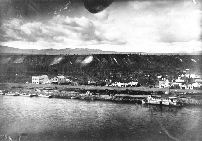 The southern part of the business section of Whitehorse, Yukon Territory, 1900