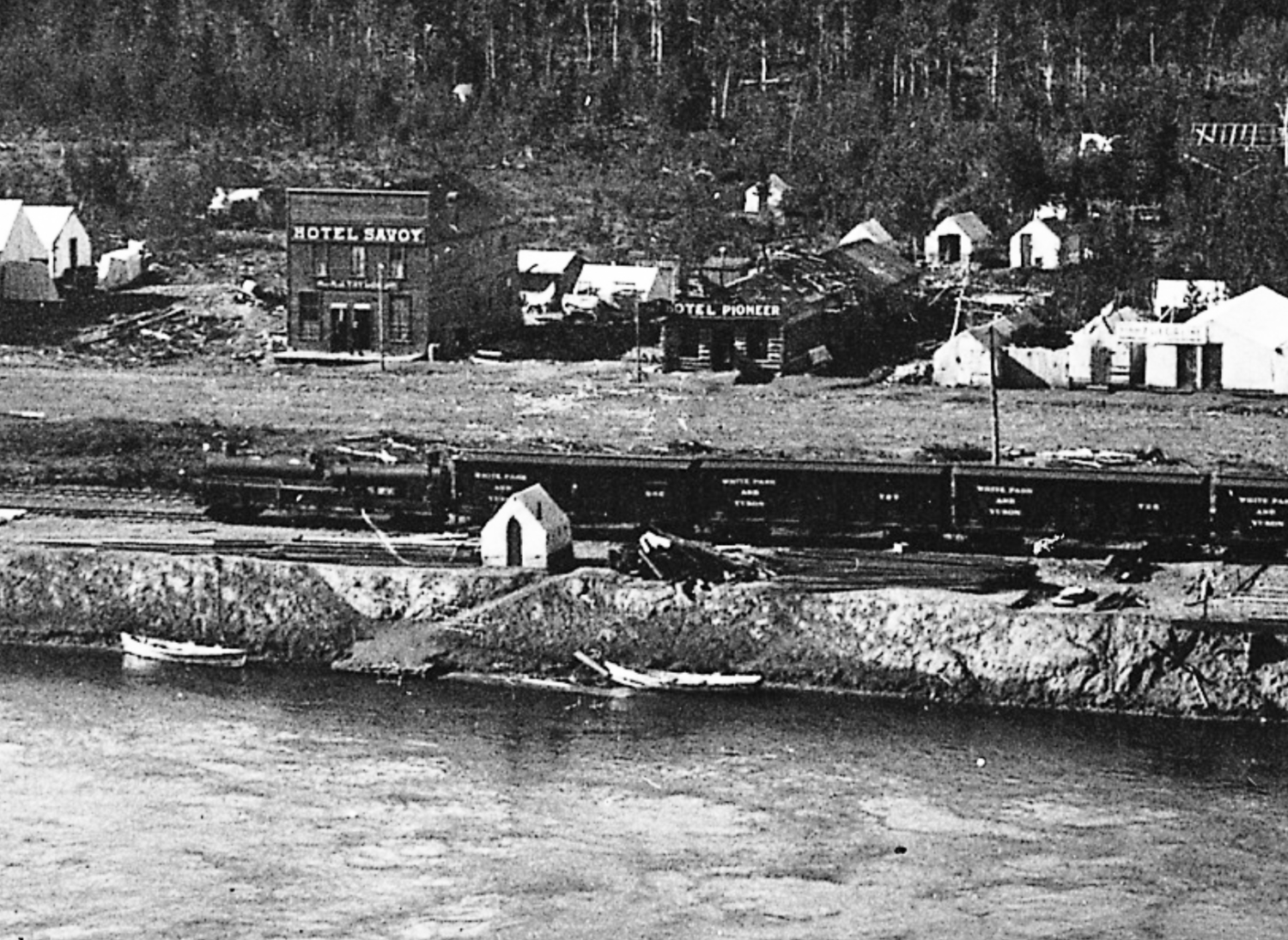 The Hotel Savoy and Hotel Pioneer - Whitehorse, Yukon Territory, 1900