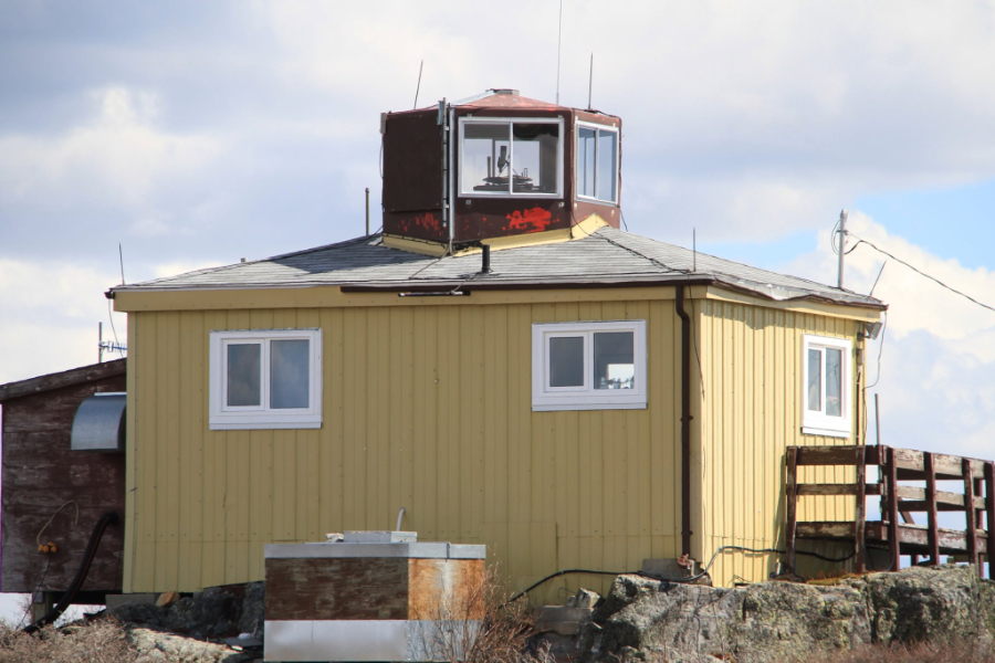 Haeckel Hill Forestry Lookout Tower at Whitehorse, Yukon, May 29, 2013