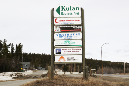  community sign - Whitehorse, Yukon