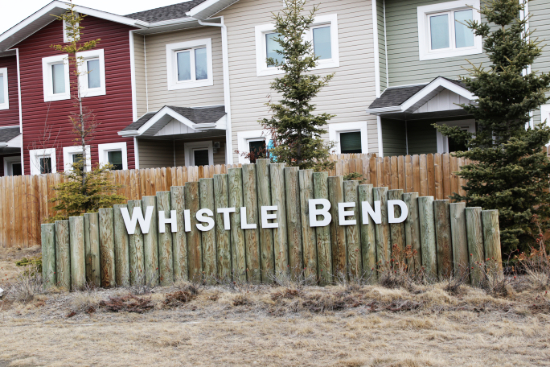  community sign - Whitehorse, Yukon
