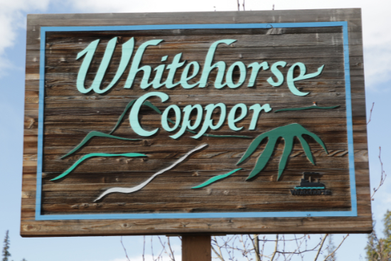 Whitehorse Copper community sign - Whitehorse, Yukon