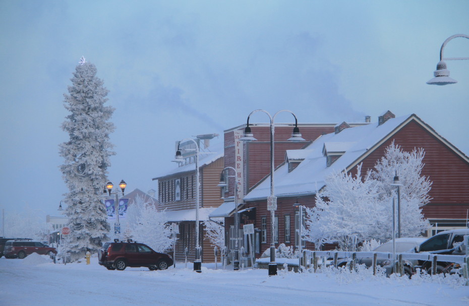 Winter in Whitehorse, Yukon
