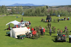 Military show at Shipyards Park in Whitehorse, Yukon