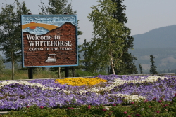 Welcome to Whitehorse sign