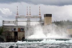 Dam on the Yukon River at Whitehorse